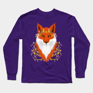 The fox even more flowery Long Sleeve T-Shirt